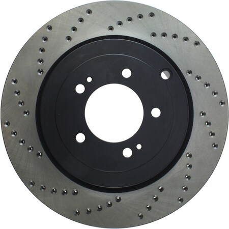 Centric Parts Sport Cross Drilled Brake Rotor, 128.46075R 128.46075R